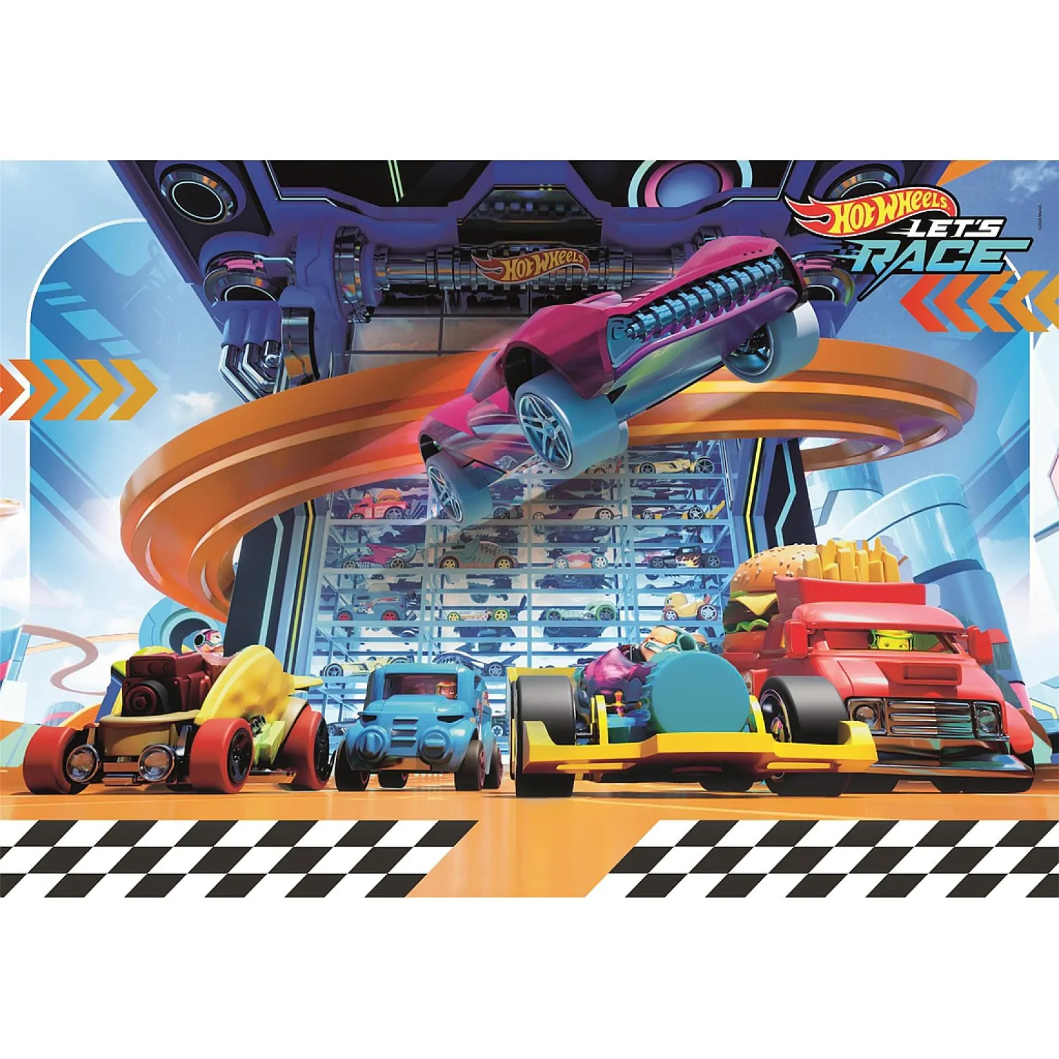 Hot Wheels puzzle 104 komada fotografija proizvoda