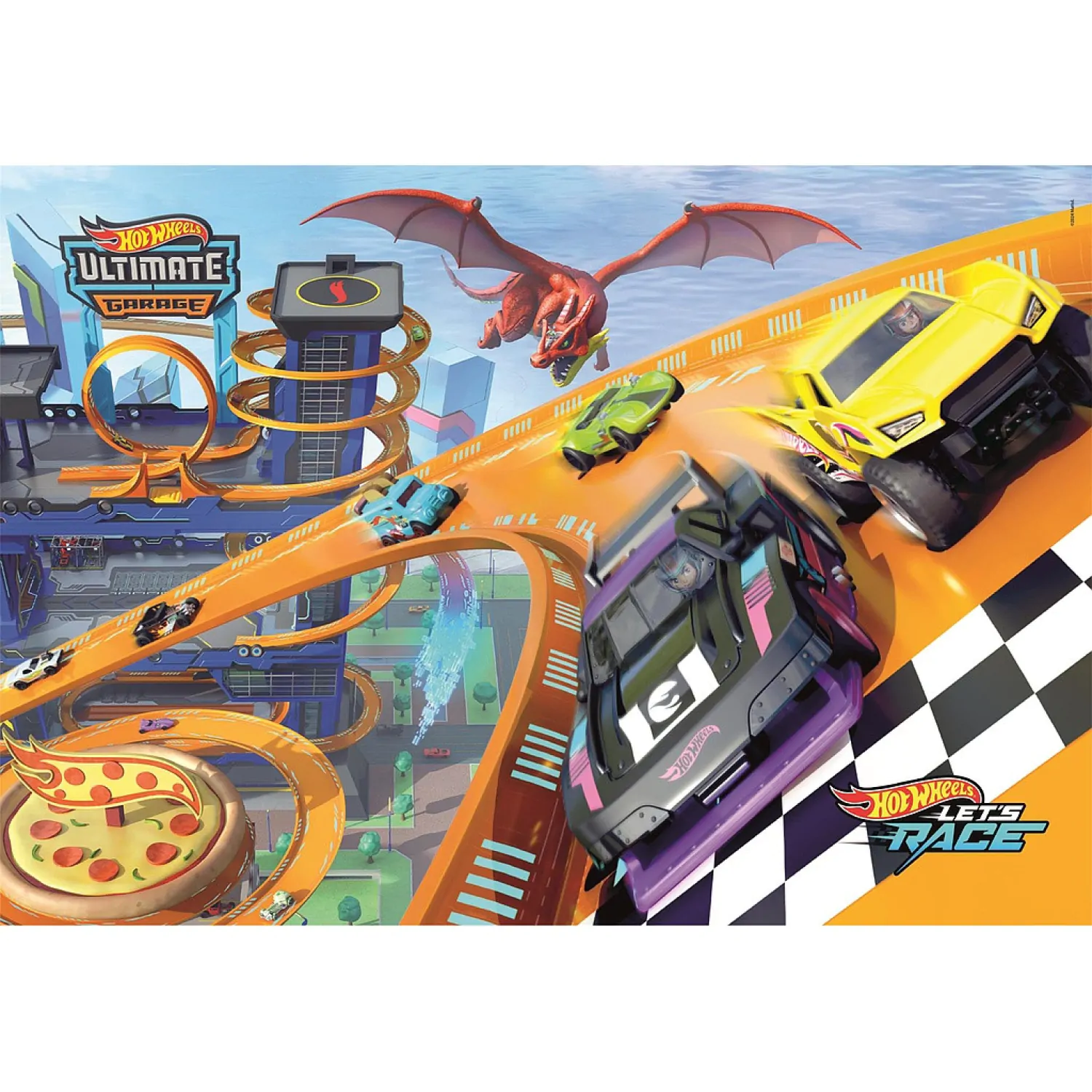 Hot Wheels puzzle 104 komada fotografija proizvoda