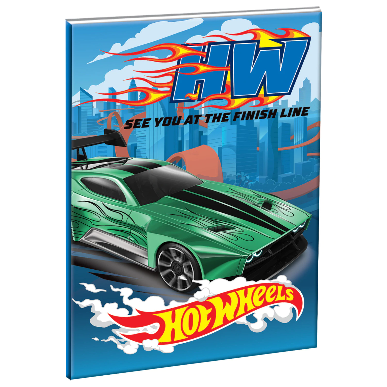 Hot Wheels Race B/5 bilježnica s crtama, 40 listova fotografija proizvoda