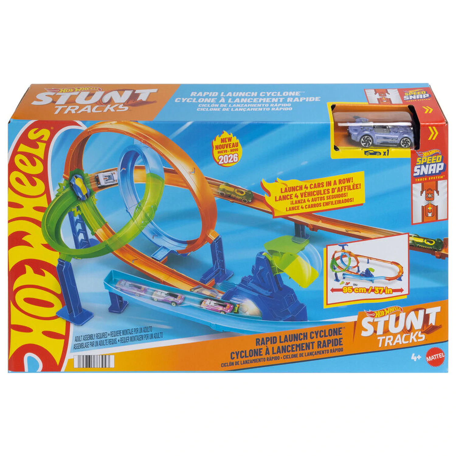Hot Wheels Rapid Launch Cyclone igraći set fotografija proizvoda
