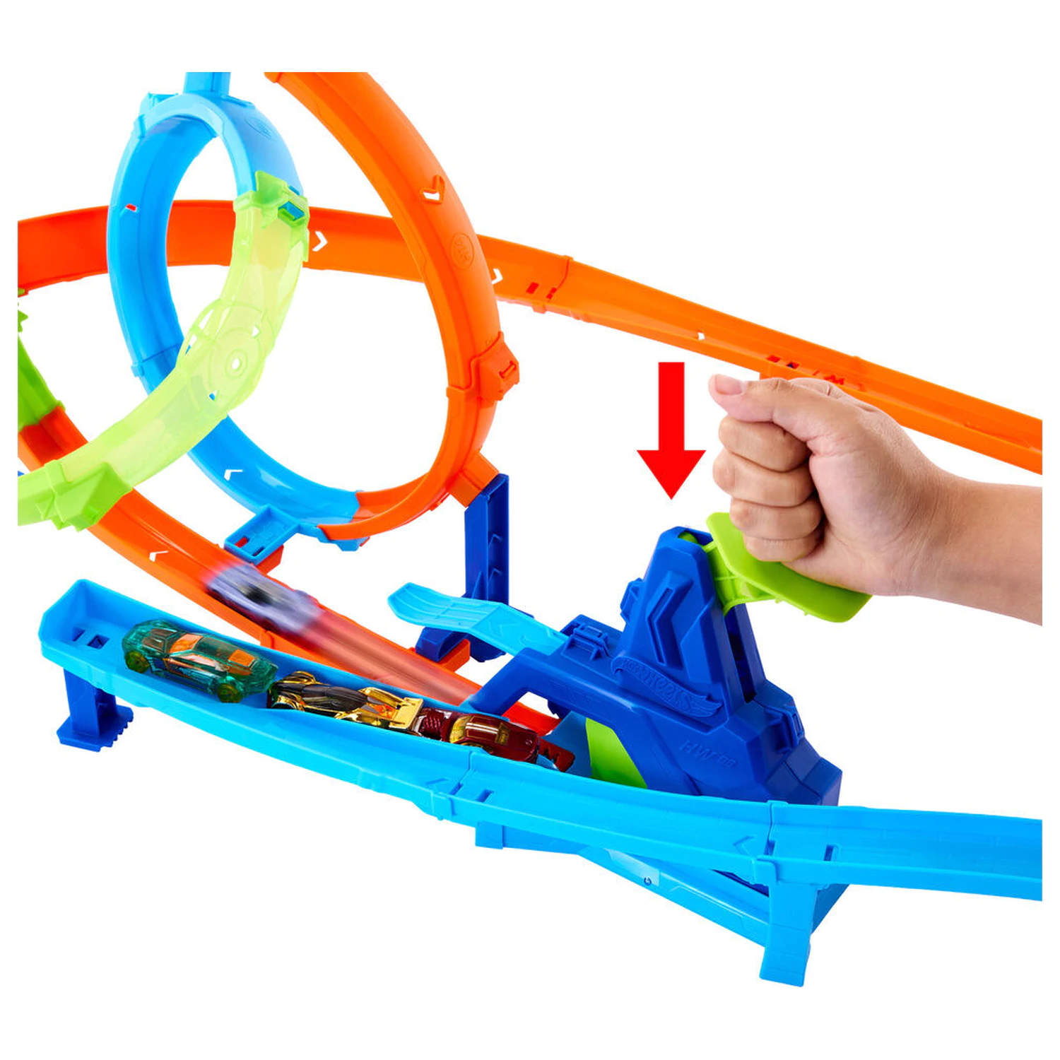 Hot Wheels Rapid Launch Cyclone igraći set fotografija proizvoda