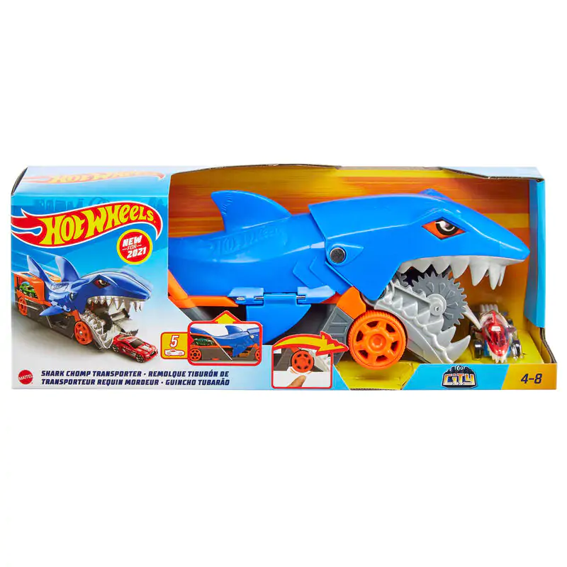 Hot Wheels Shark Chomp Transporter Kamion za prijevoz s čeljustima morskog psa fotografija proizvoda