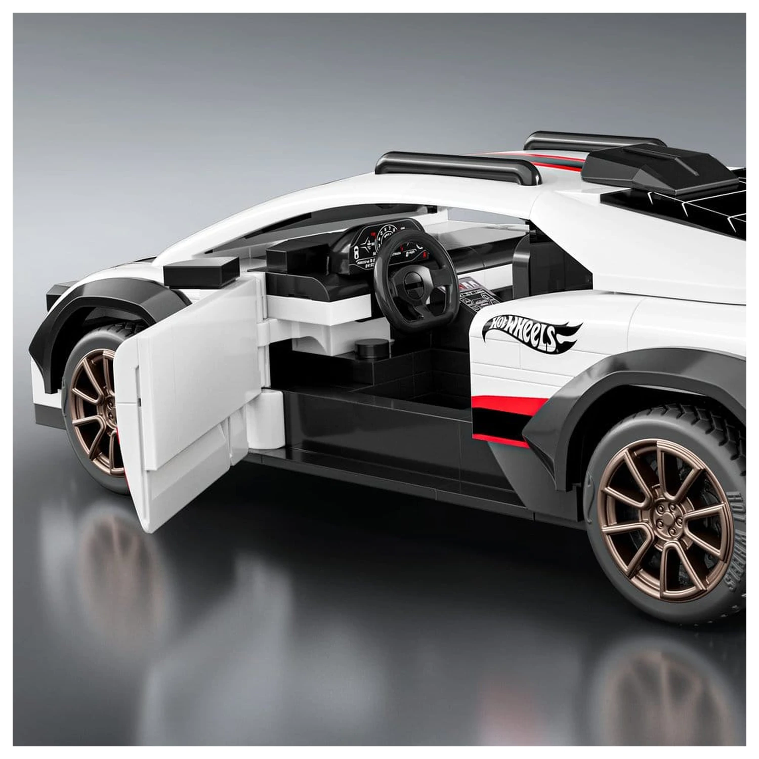 Hot Wheels Speed Mattel Brick Shop građevinski set 1/32 Lamborghini Huracán Sterrato fotografija proizvoda