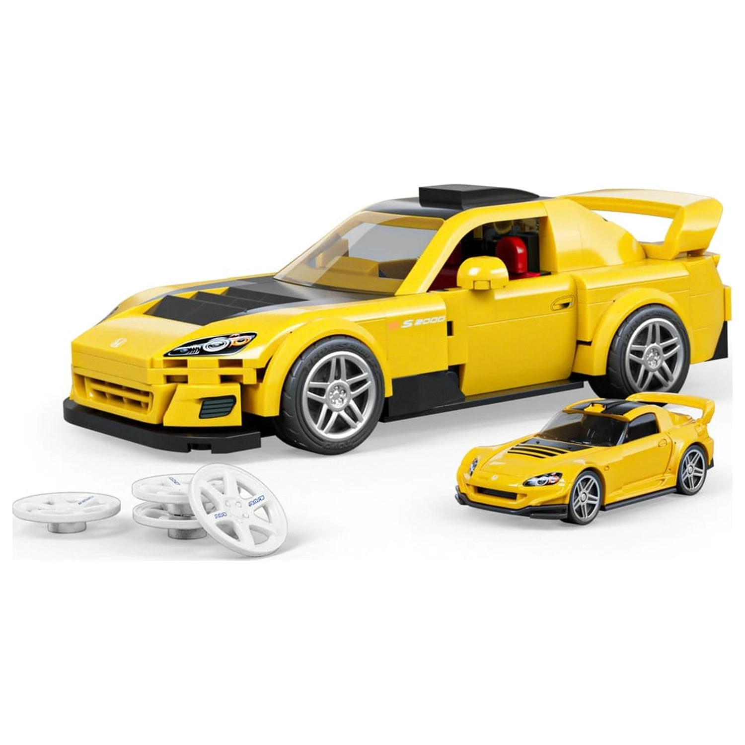Hot Wheels Speed Series Mattel Brick Shop građevinski set 1/32 '07 Honda S2000 fotografija proizvoda