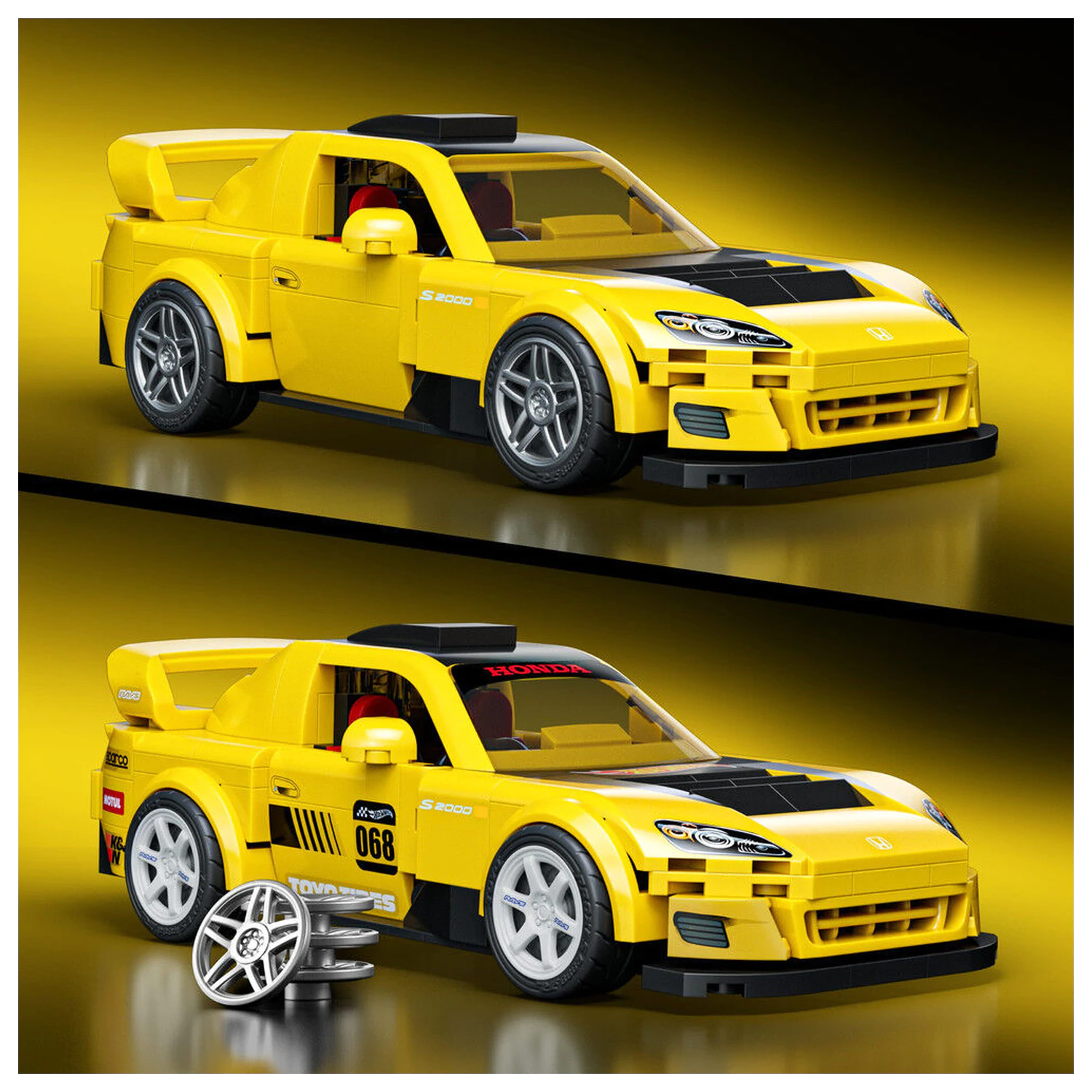 Hot Wheels Speed Series Mattel Brick Shop građevinski set 1/32 '07 Honda S2000 fotografija proizvoda