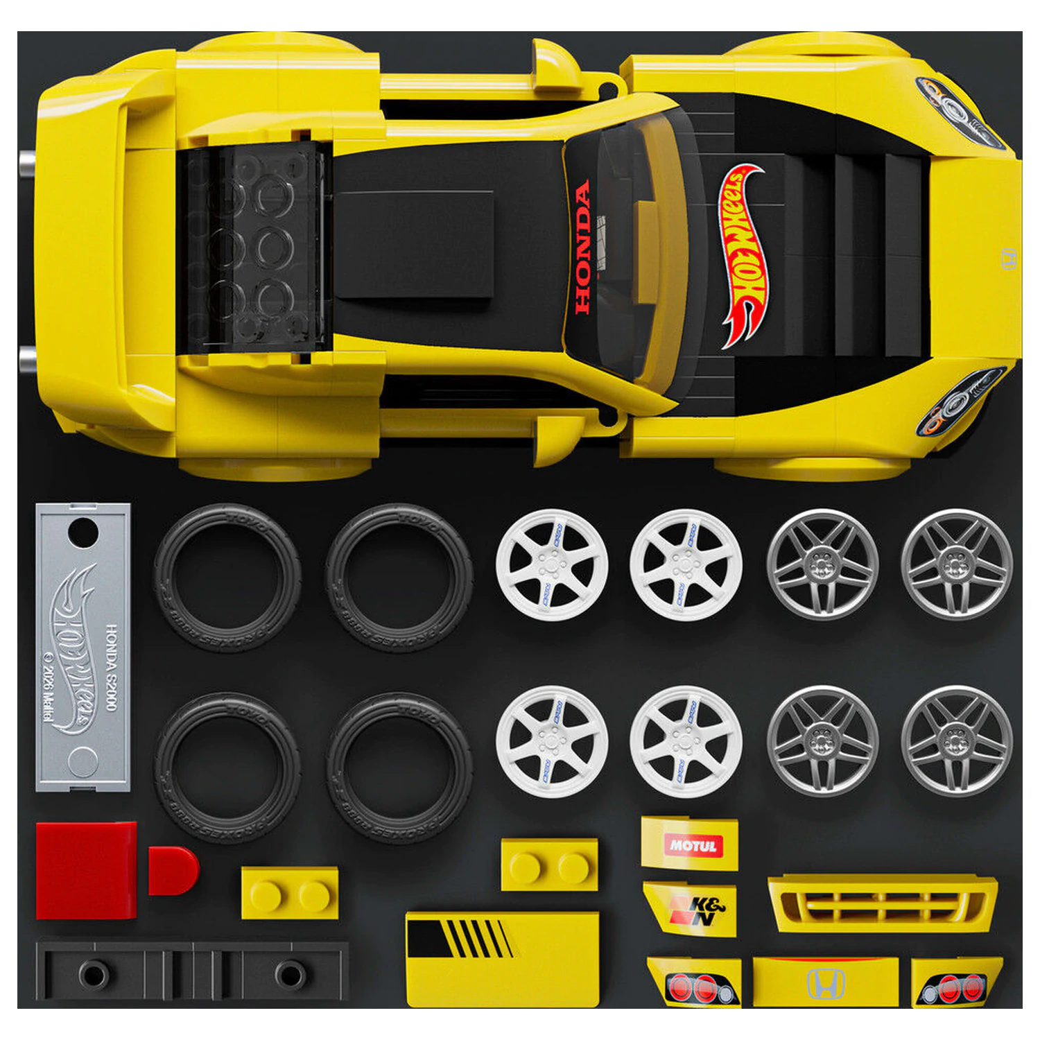 Hot Wheels Speed Series Mattel Brick Shop građevinski set 1/32 '07 Honda S2000 fotografija proizvoda