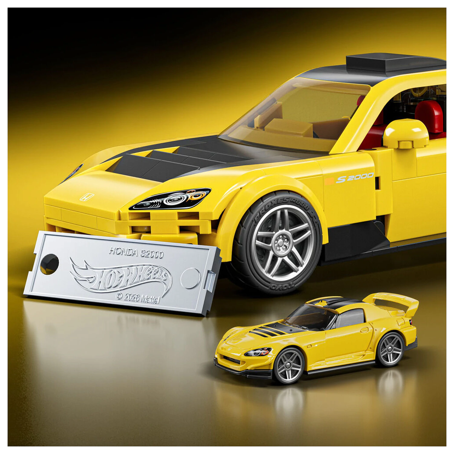 Hot Wheels Speed Series Mattel Brick Shop građevinski set 1/32 '07 Honda S2000 fotografija proizvoda