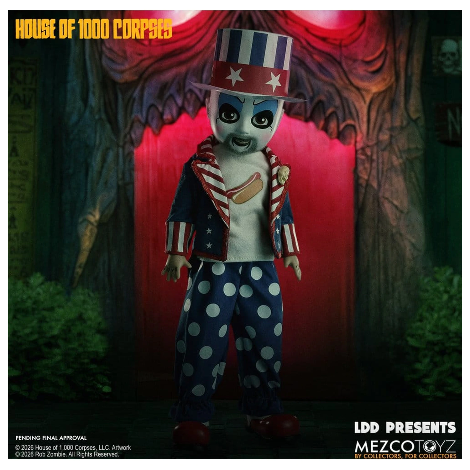 House of 1000 Corpses LDD Presents Lutka Captain Spaulding 25 cm fotografija proizvoda