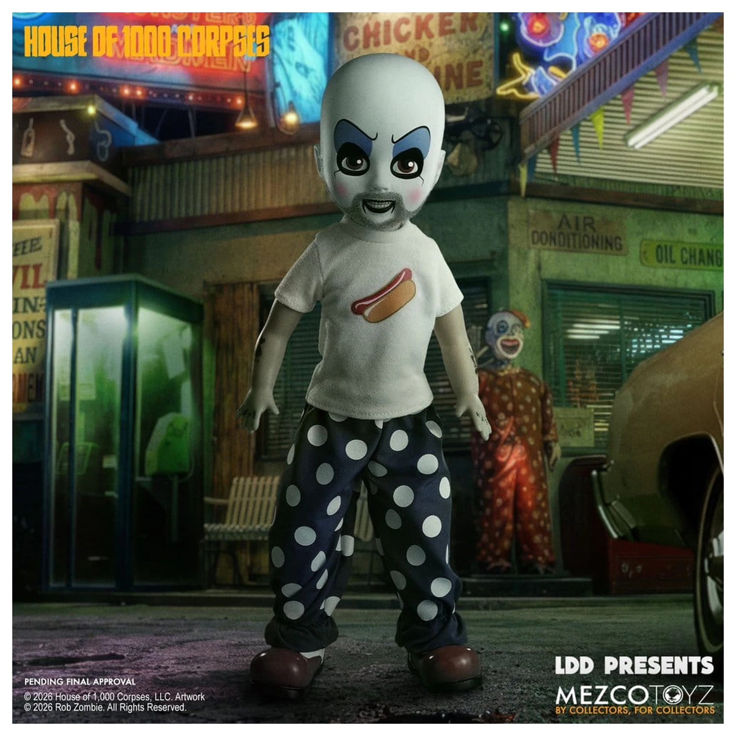 House of 1000 Corpses LDD Presents Lutka Captain Spaulding 25 cm fotografija proizvoda