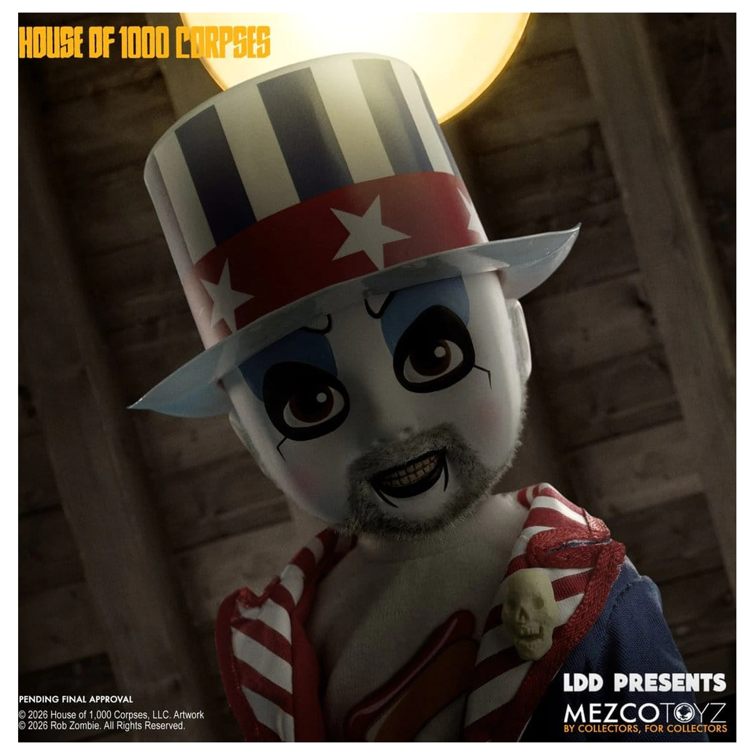 House of 1000 Corpses LDD Presents Lutka Captain Spaulding 25 cm fotografija proizvoda
