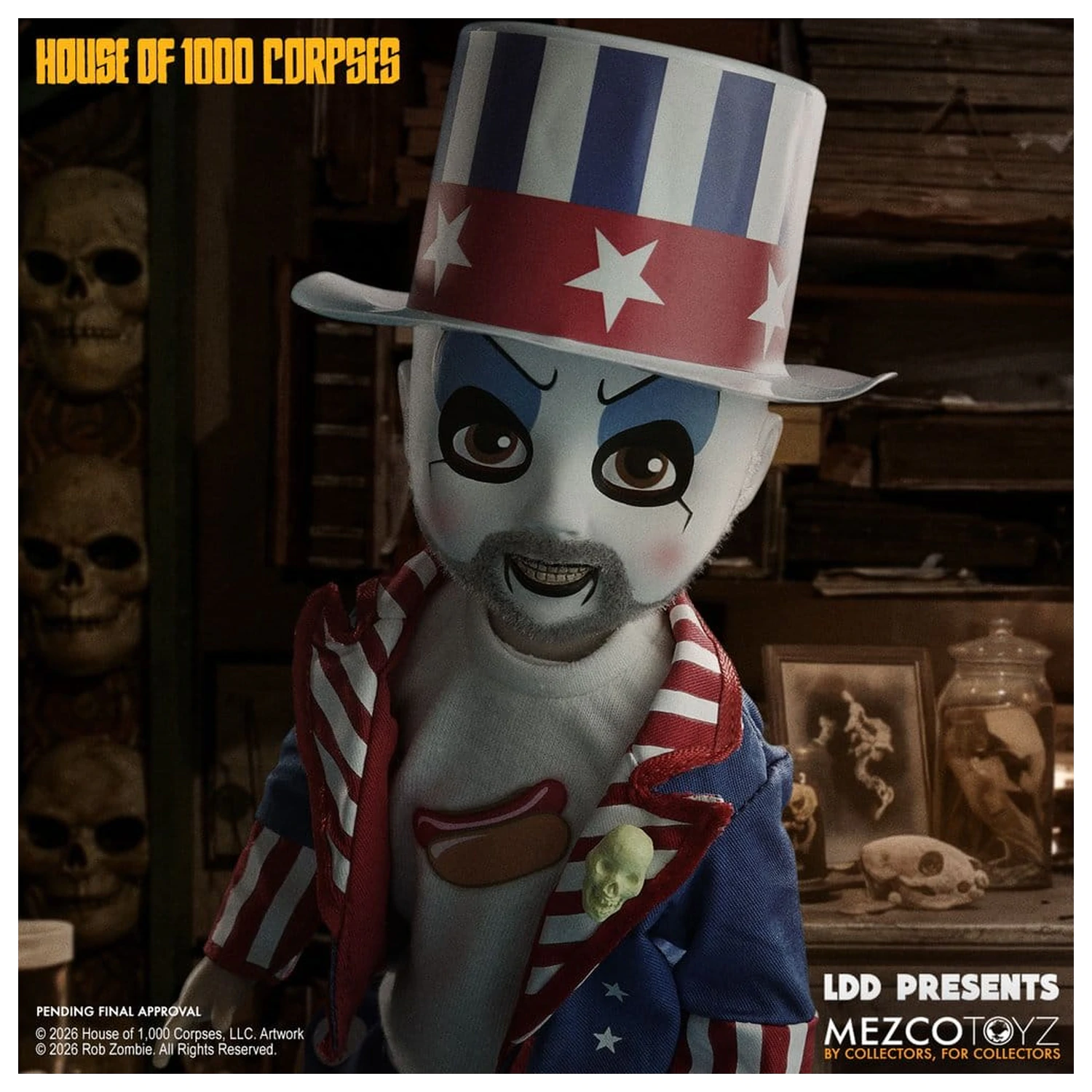 House of 1000 Corpses LDD Presents Lutka Captain Spaulding 25 cm fotografija proizvoda