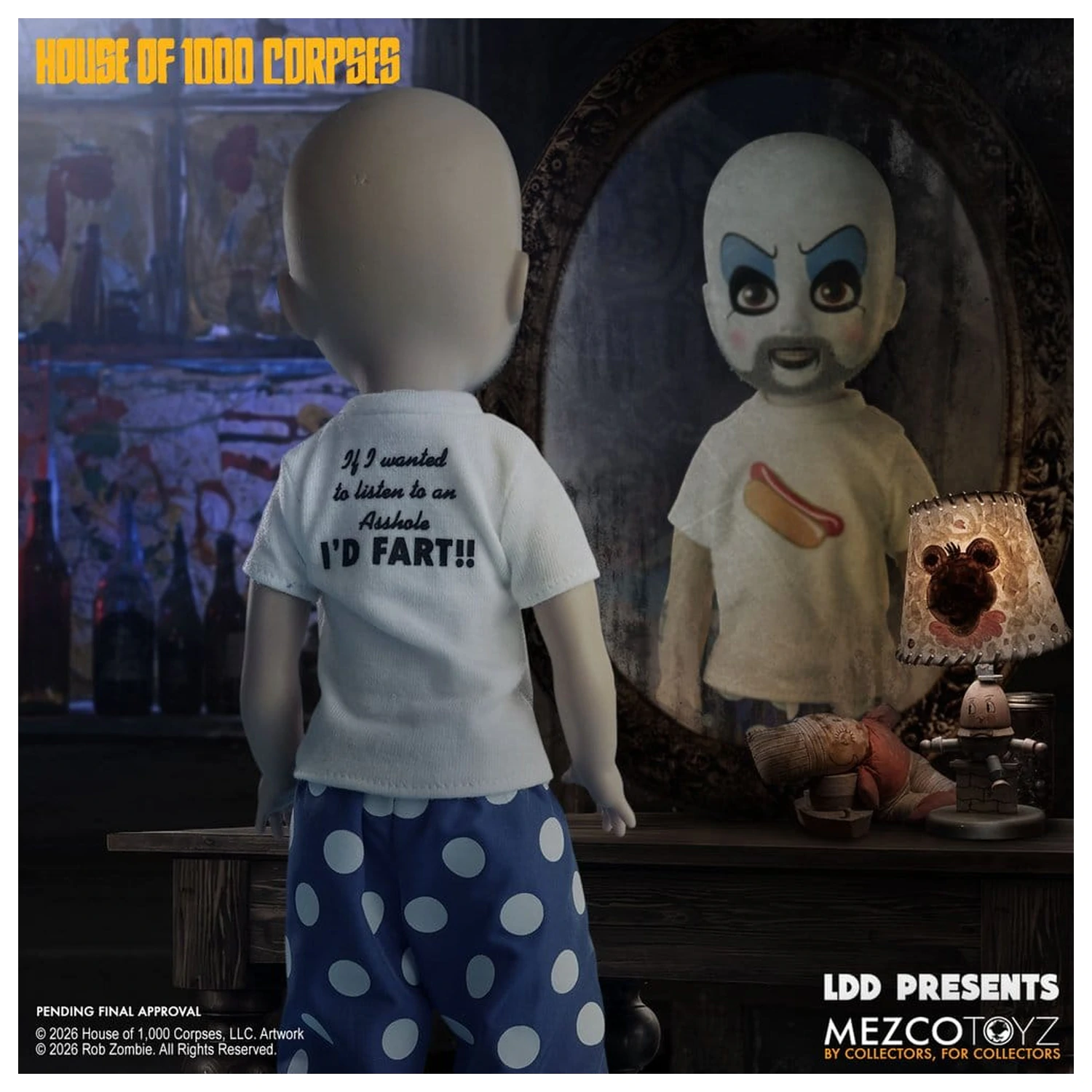 House of 1000 Corpses LDD Presents Lutka Captain Spaulding 25 cm fotografija proizvoda