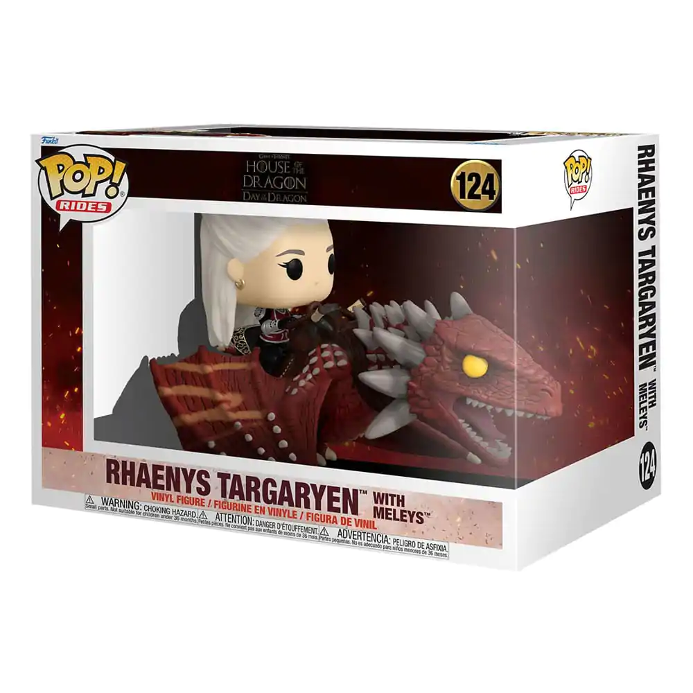 House of the Dragon Funko POP! Rides Deluxe Vinyl Rhaenys Targaryen with Meleys 9 cmKuća zmaja Funko POP! Rides Deluxe Vinil Rhaenys Targaryen s Meleys 9 cm fotografija proizvoda