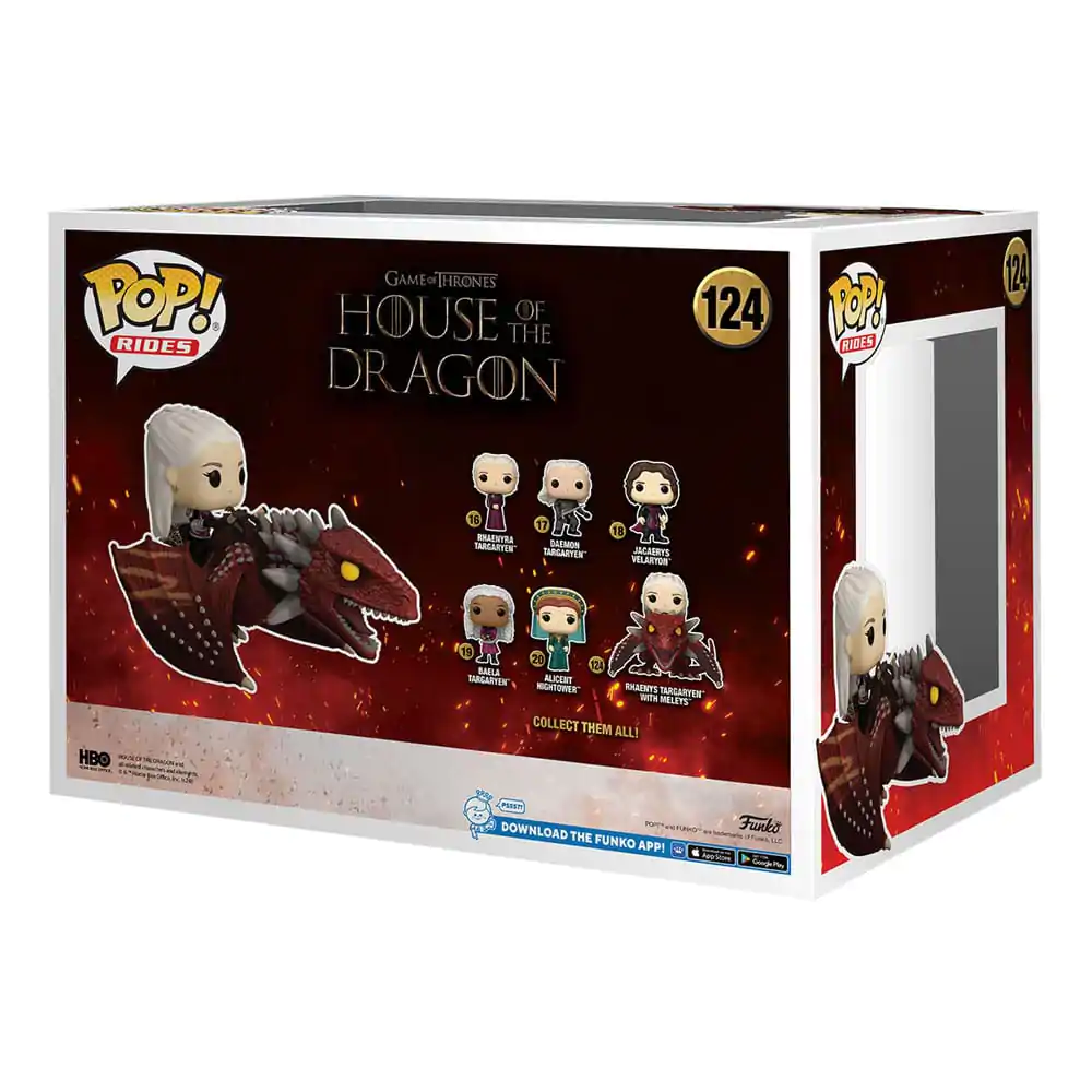 House of the Dragon Funko POP! Rides Deluxe Vinyl Rhaenys Targaryen with Meleys 9 cmKuća zmaja Funko POP! Rides Deluxe Vinil Rhaenys Targaryen s Meleys 9 cm fotografija proizvoda