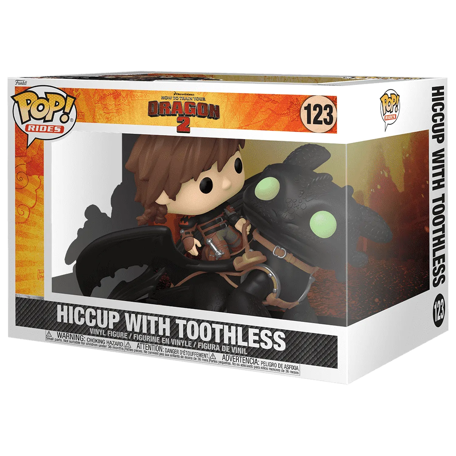 How to Train Your Dragon Funko POP! Rides Deluxe Vinyl Hiccup w/Toothless figura fotografija proizvoda