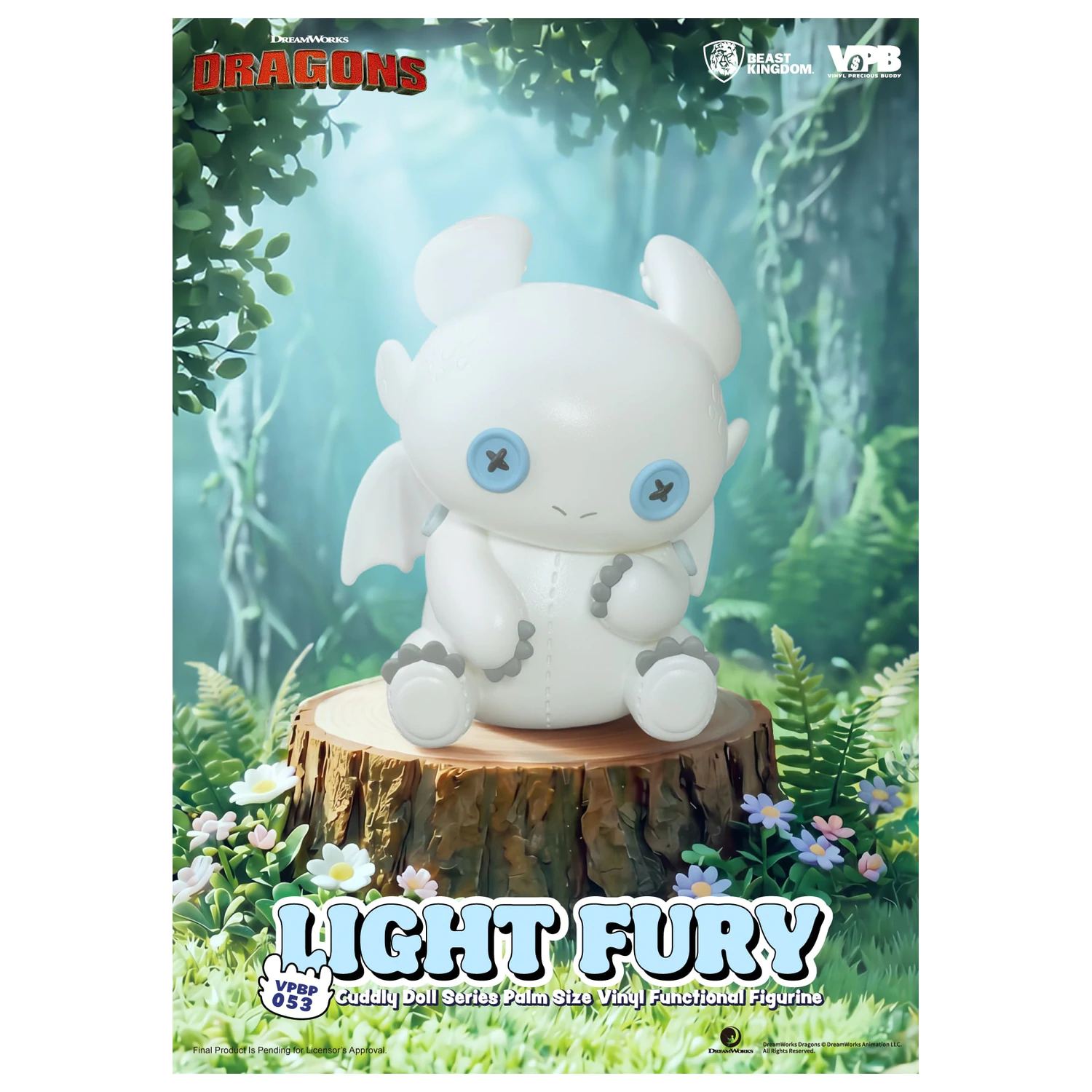 How To Train Your Dragon Light Fury Bank Vinilna figura 11.2cm fotografija proizvoda