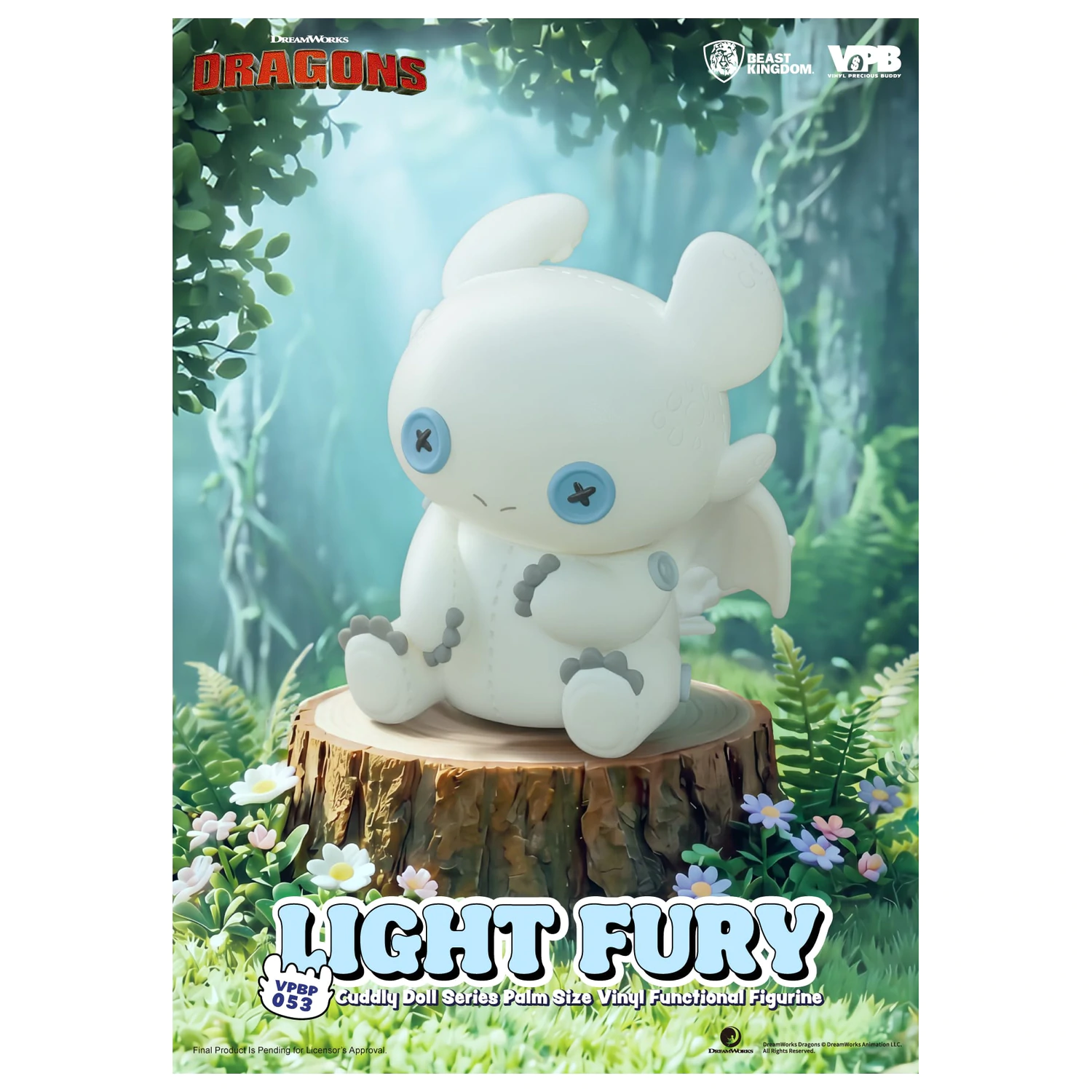 How To Train Your Dragon Light Fury Bank Vinilna figura 11.2cm fotografija proizvoda