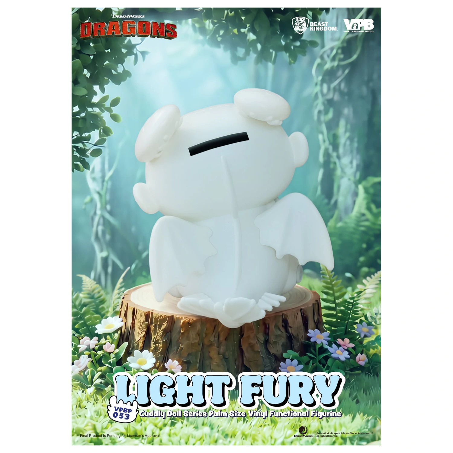 How To Train Your Dragon Light Fury Bank Vinilna figura 11.2cm fotografija proizvoda