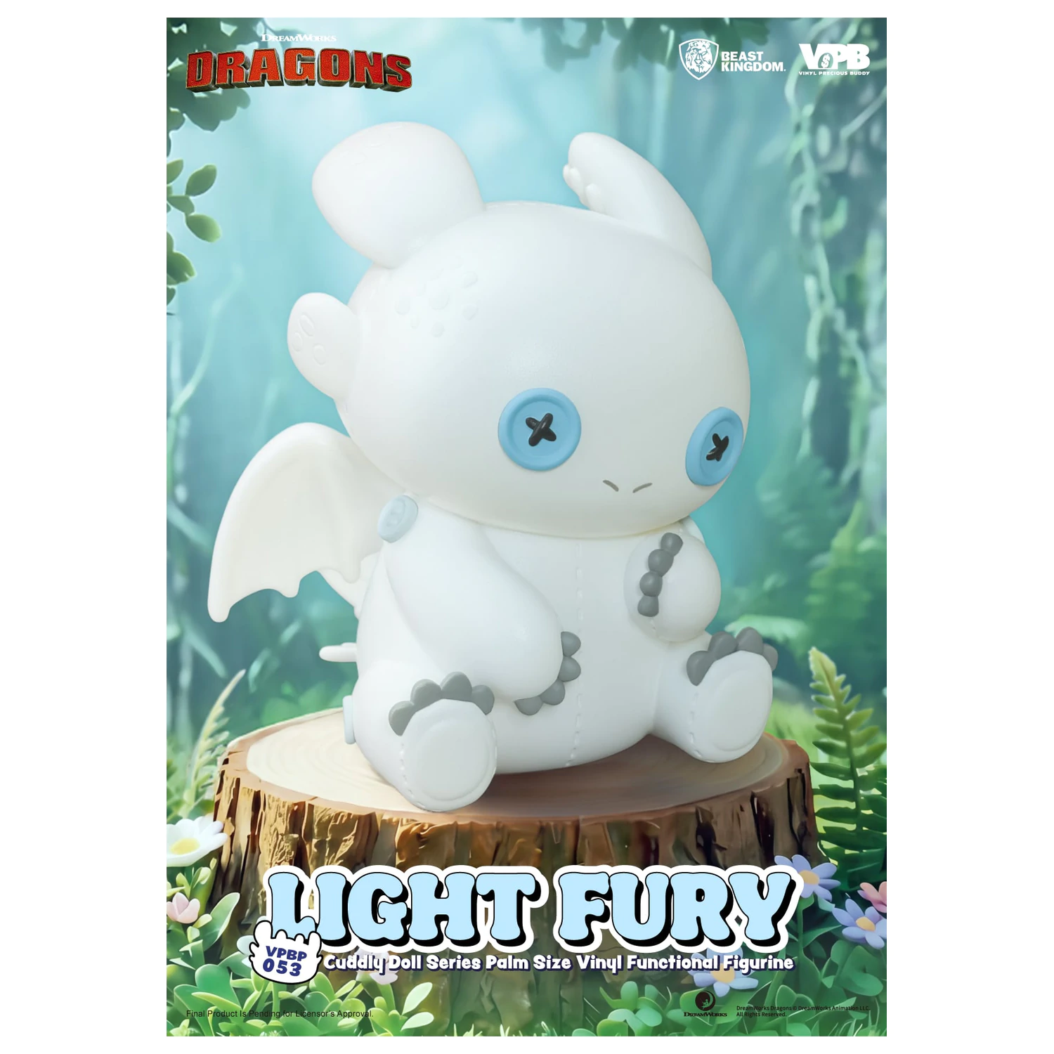 How To Train Your Dragon Light Fury Bank Vinilna figura 11.2cm fotografija proizvoda