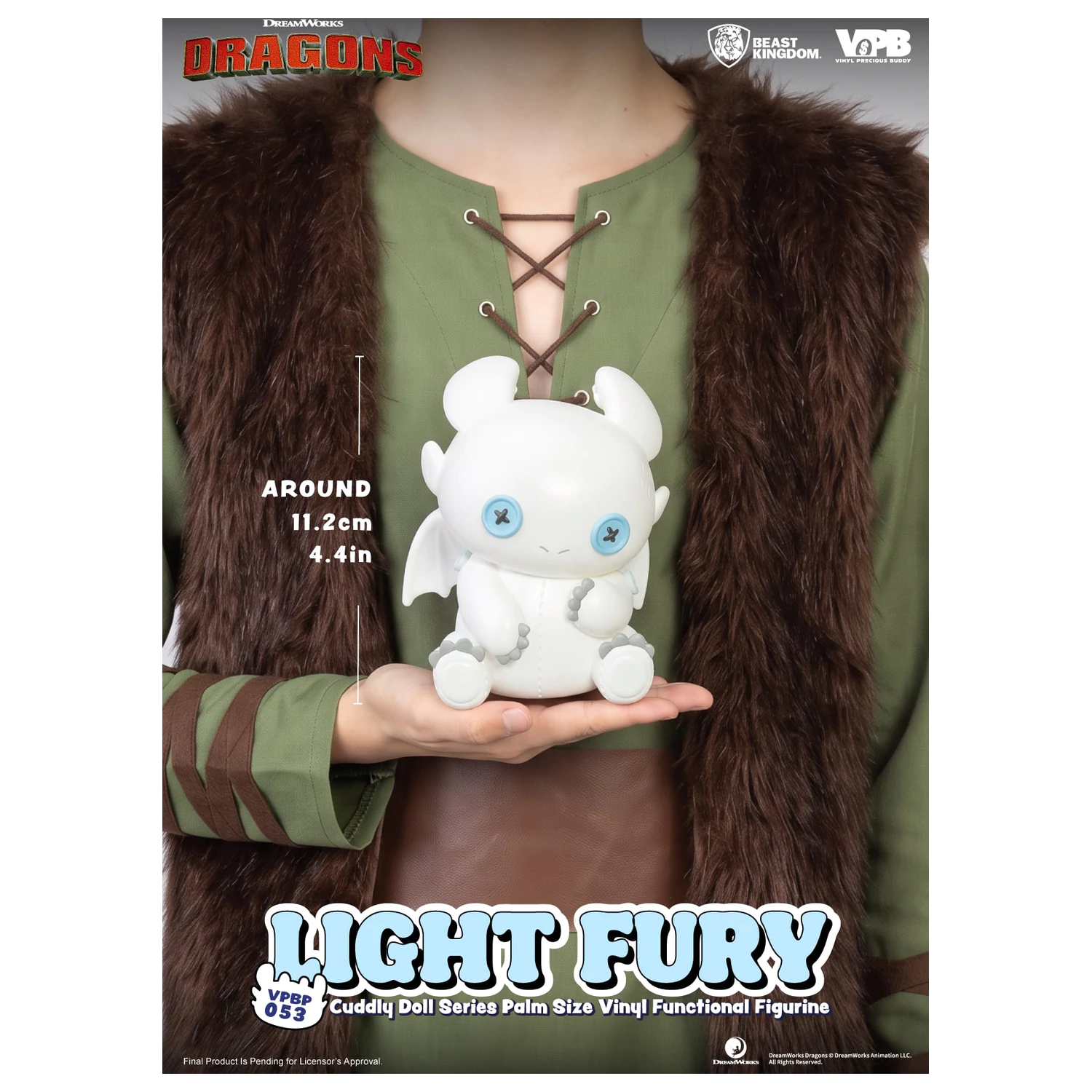 How To Train Your Dragon Light Fury Bank Vinilna figura 11.2cm fotografija proizvoda