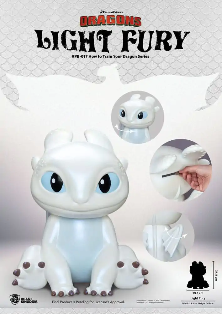 How to Train Your Dragon Funktional Figure Vinyl Svjetlosni bijes 35 cm fotografija proizvoda