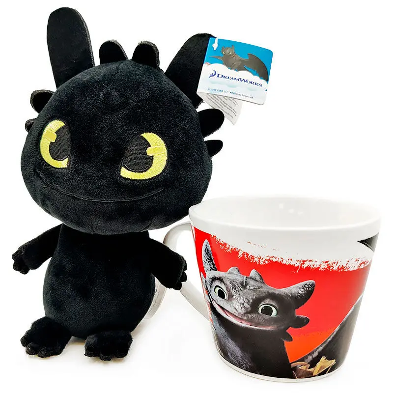 How to Train Your Dragon Toothless šalica + plišana igračka 18cm fotografija proizvoda