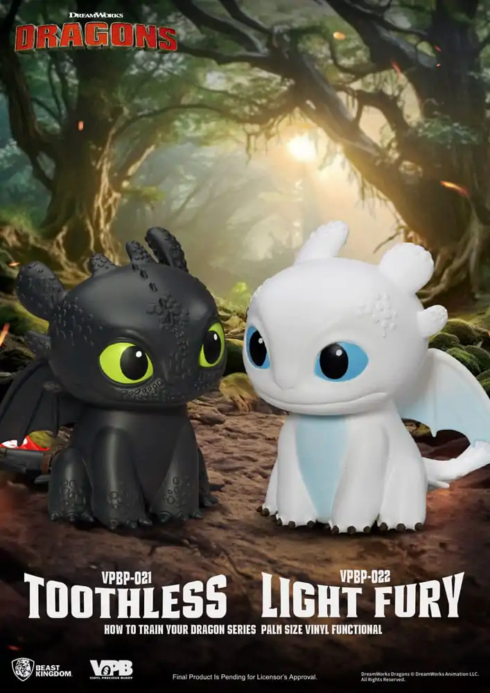 How To Train Your Dragon kasica Piggy Vinyl Bank Light Fury 12 cm fotografija proizvoda