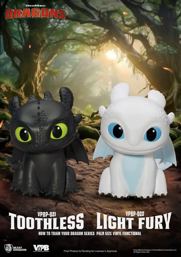 How To Train Your Dragon kasica Piggy Vinyl Bank Light Fury 12 cm fotografija proizvoda