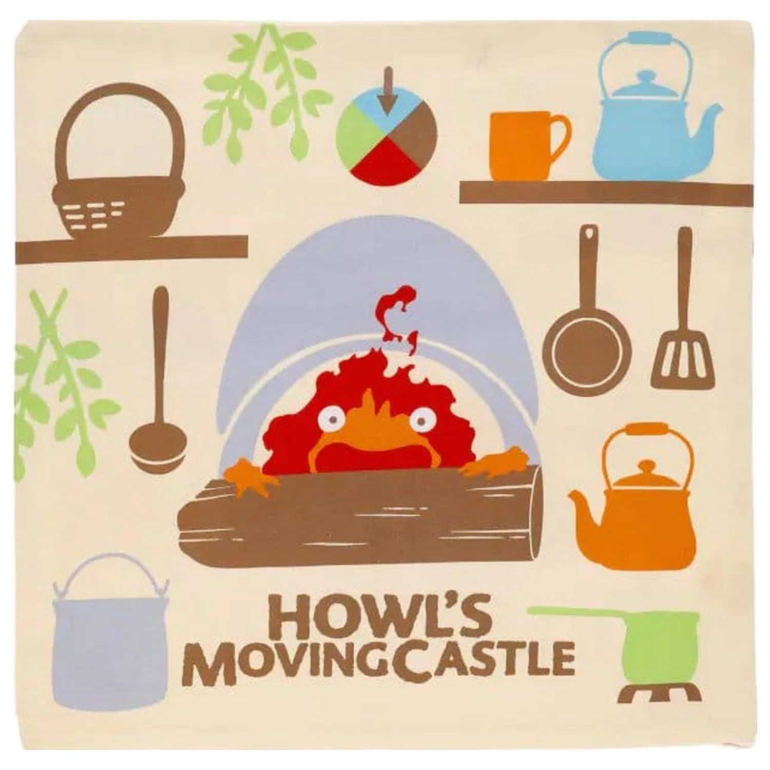 Howl’s Moving Castle Natsu navlaka za jastuk Cook with Calcifer fotografija proizvoda