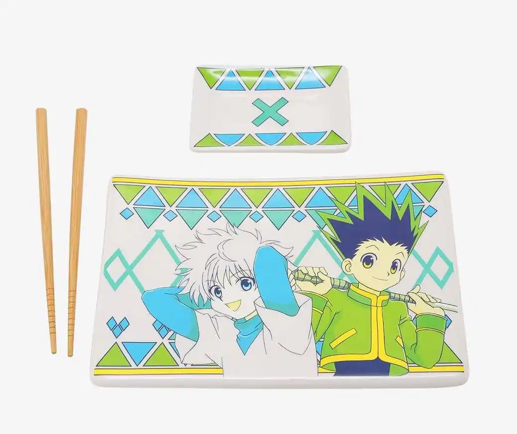 Hunter x Hunter keramički set za sushi s štapićima Gon & Killua fotografija proizvoda