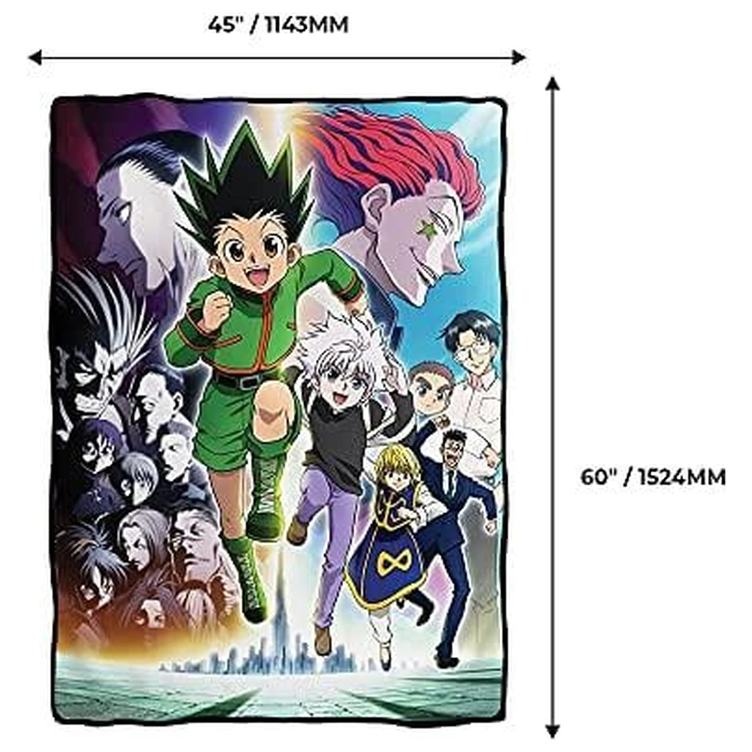 Hunter x Hunter Grupna deka 114x152cm fotografija proizvoda