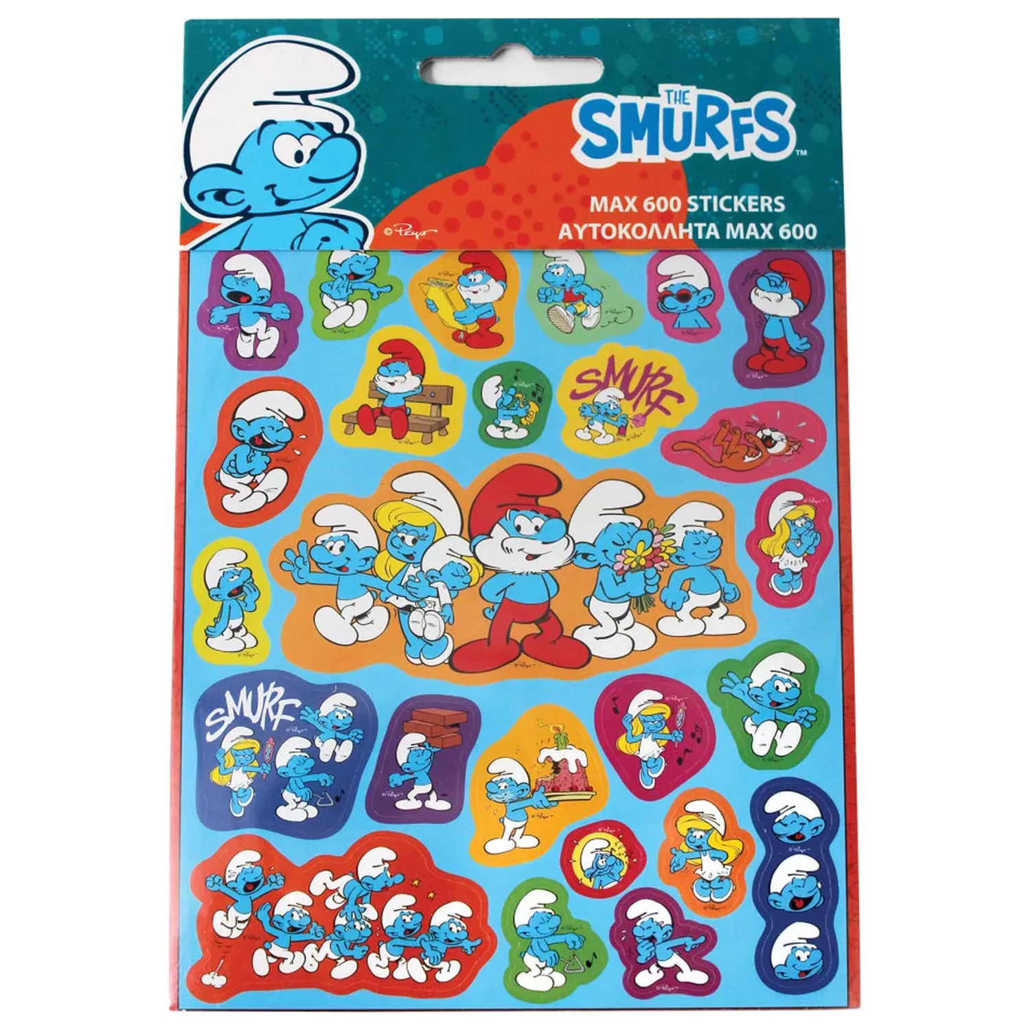 The Smurfs Family 600-dijelni set naljepnica fotografija proizvoda