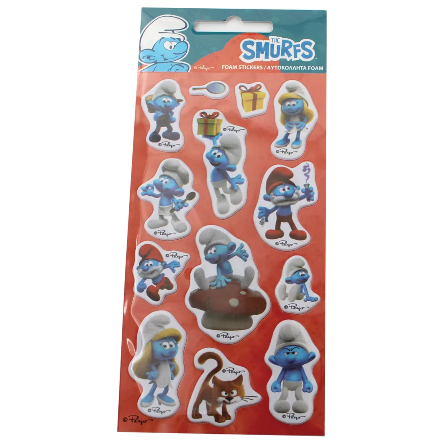 The Smurfs Gift Puffy Spužva Naljepnice Set fotografija proizvoda