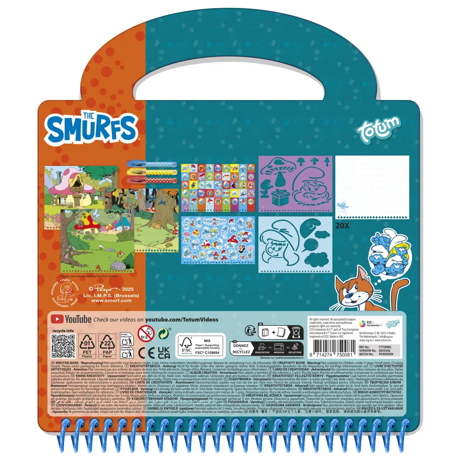 Smurfs Happy set za aktivnosti fotografija proizvoda