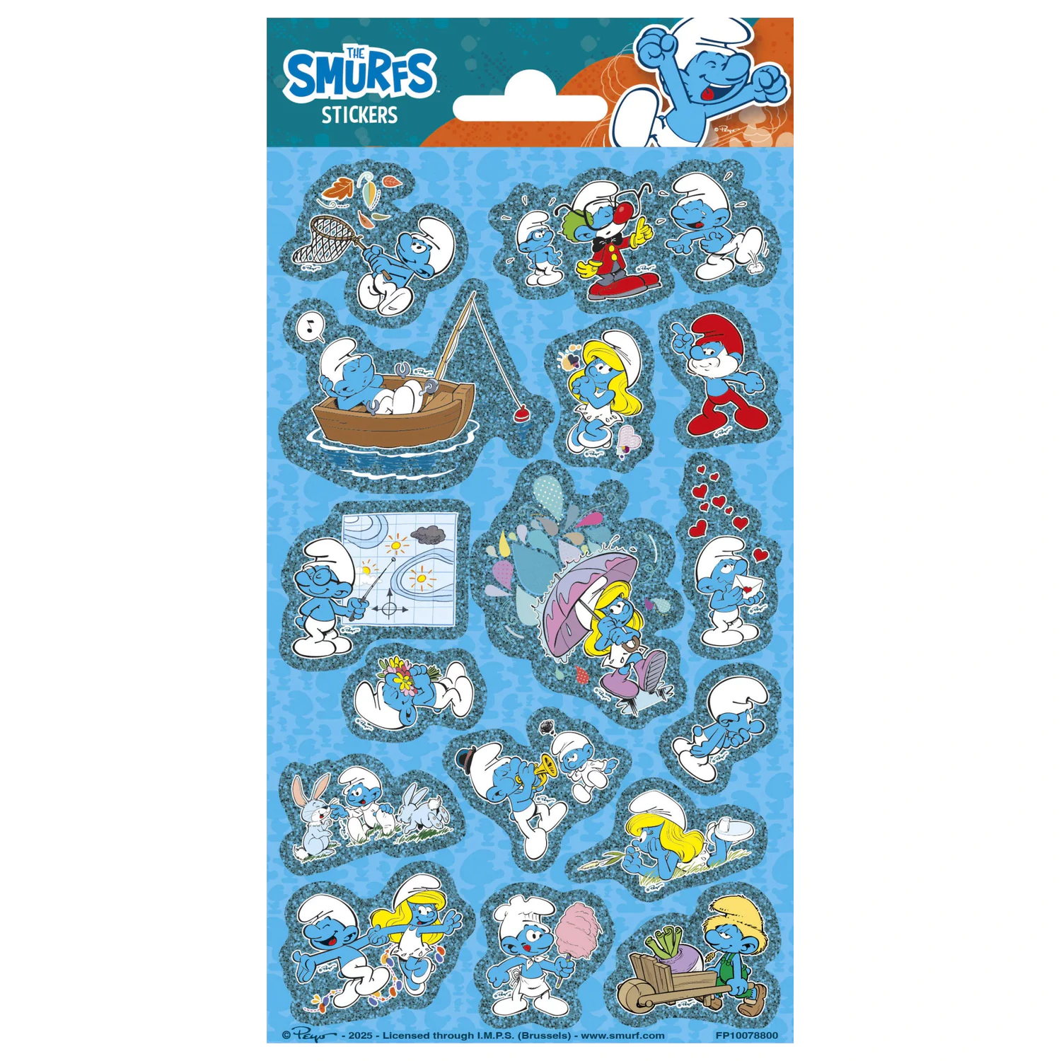 The Smurfs Sretna Folijska Naljepnica fotografija proizvoda