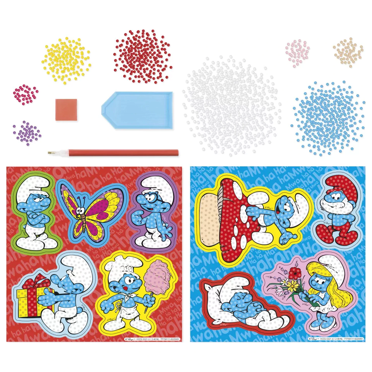 The Smurfs Happy Diamond Dotz set naljepnica od 9 komada fotografija proizvoda