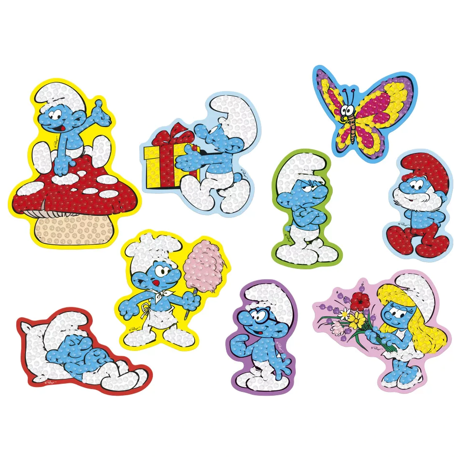 The Smurfs Happy Diamond Dotz set naljepnica od 9 komada fotografija proizvoda