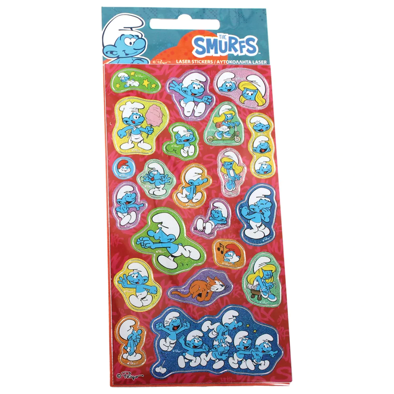 The Smurfs Happy Life Holographic naljepnica set fotografija proizvoda