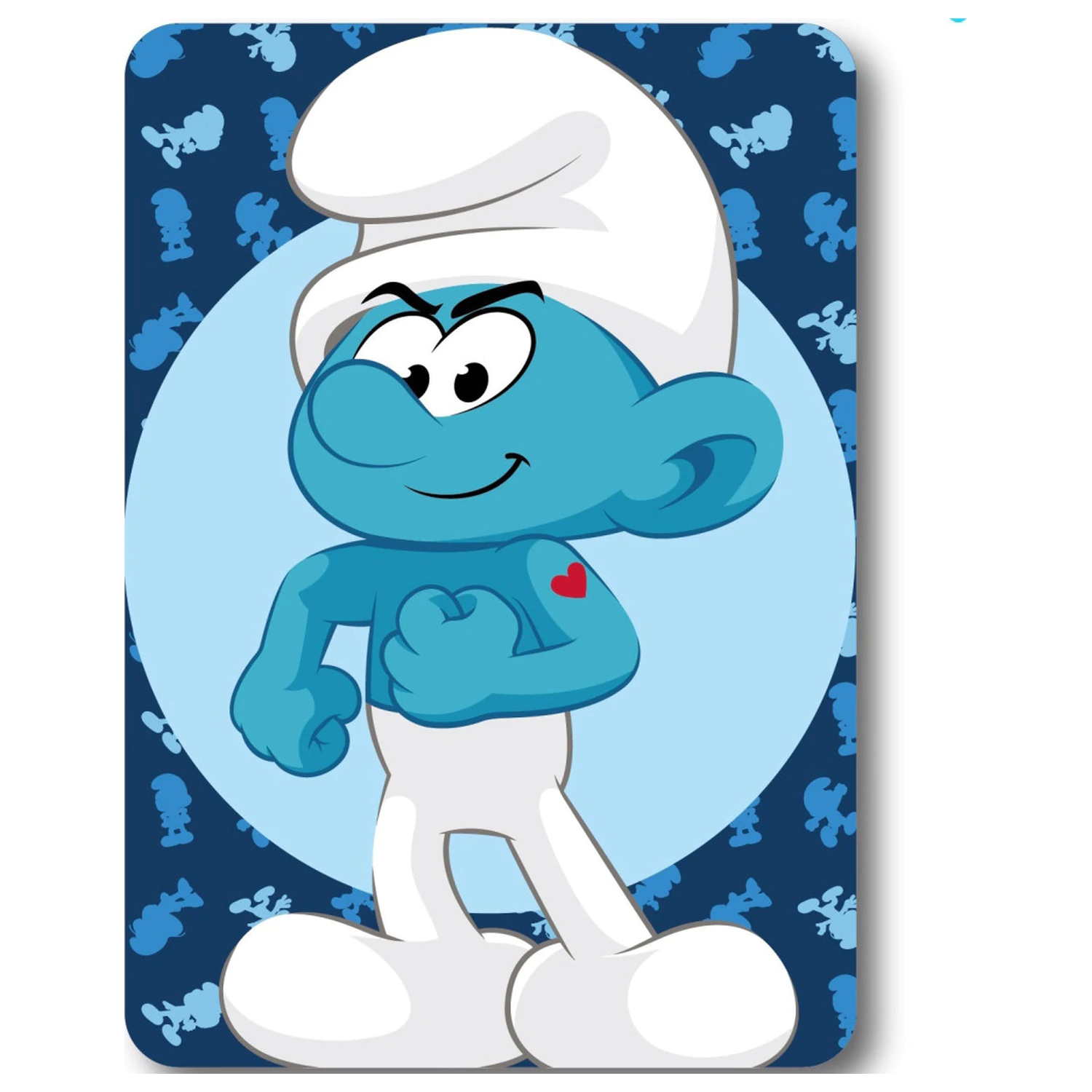 The Smurfs Hefty Smurf Fleecy deka 100x140cm fotografija proizvoda