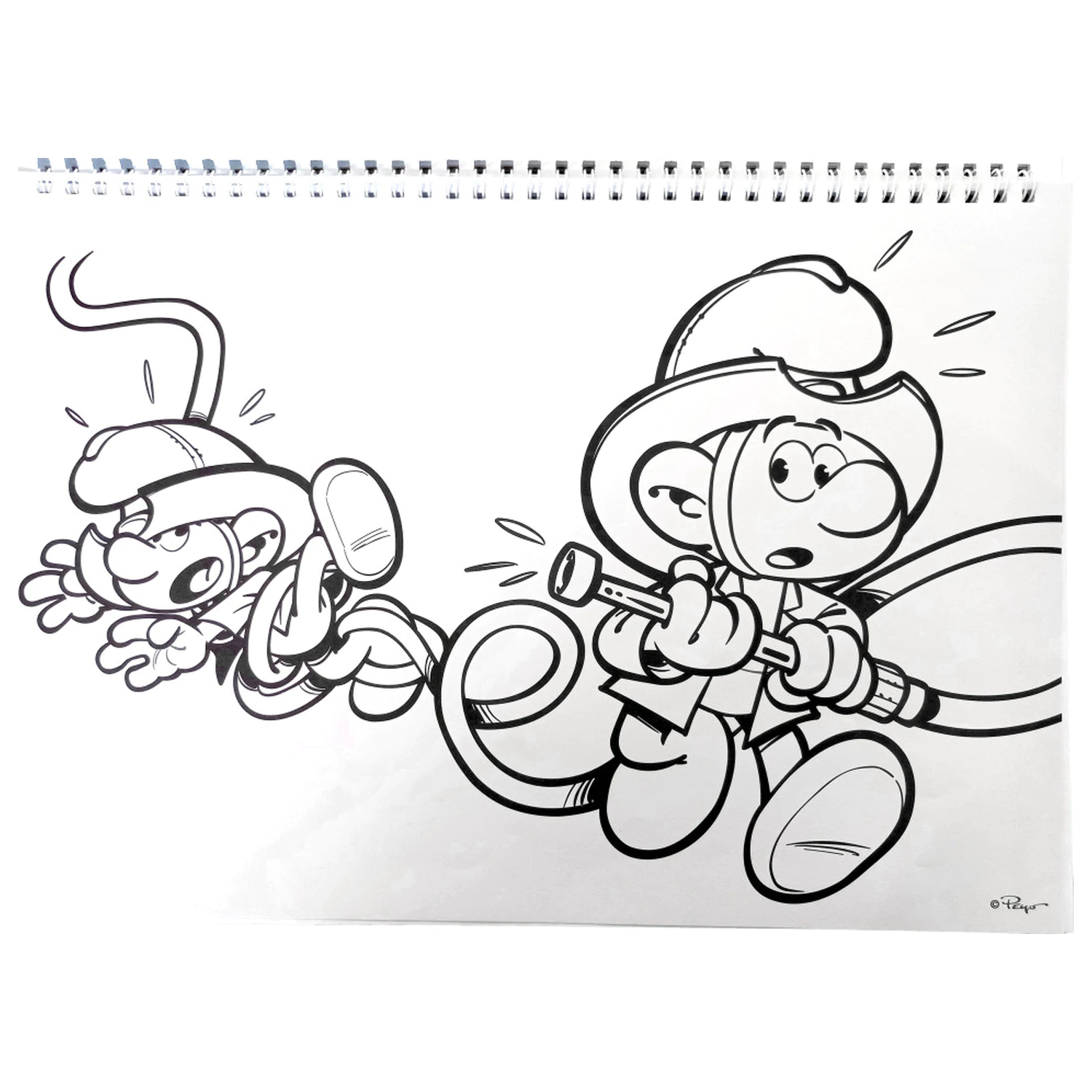 Smurfs Village A/4 spiralni blok za crtanje, 40 stranica sa naljepnicama fotografija proizvoda