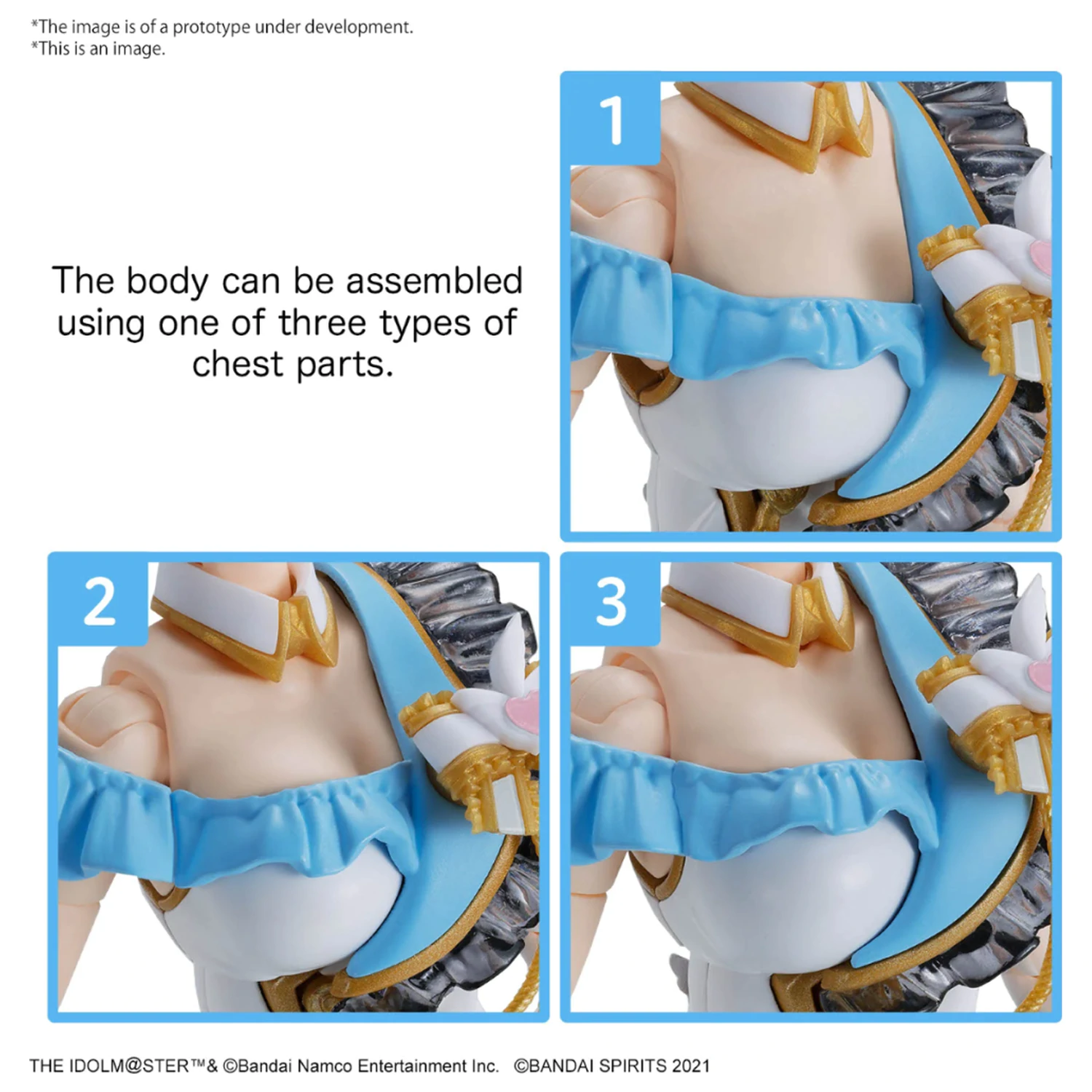 IDOLM@STER Option Body Parts Beyond The Blue Sky 1 Model komplet fotografija proizvoda