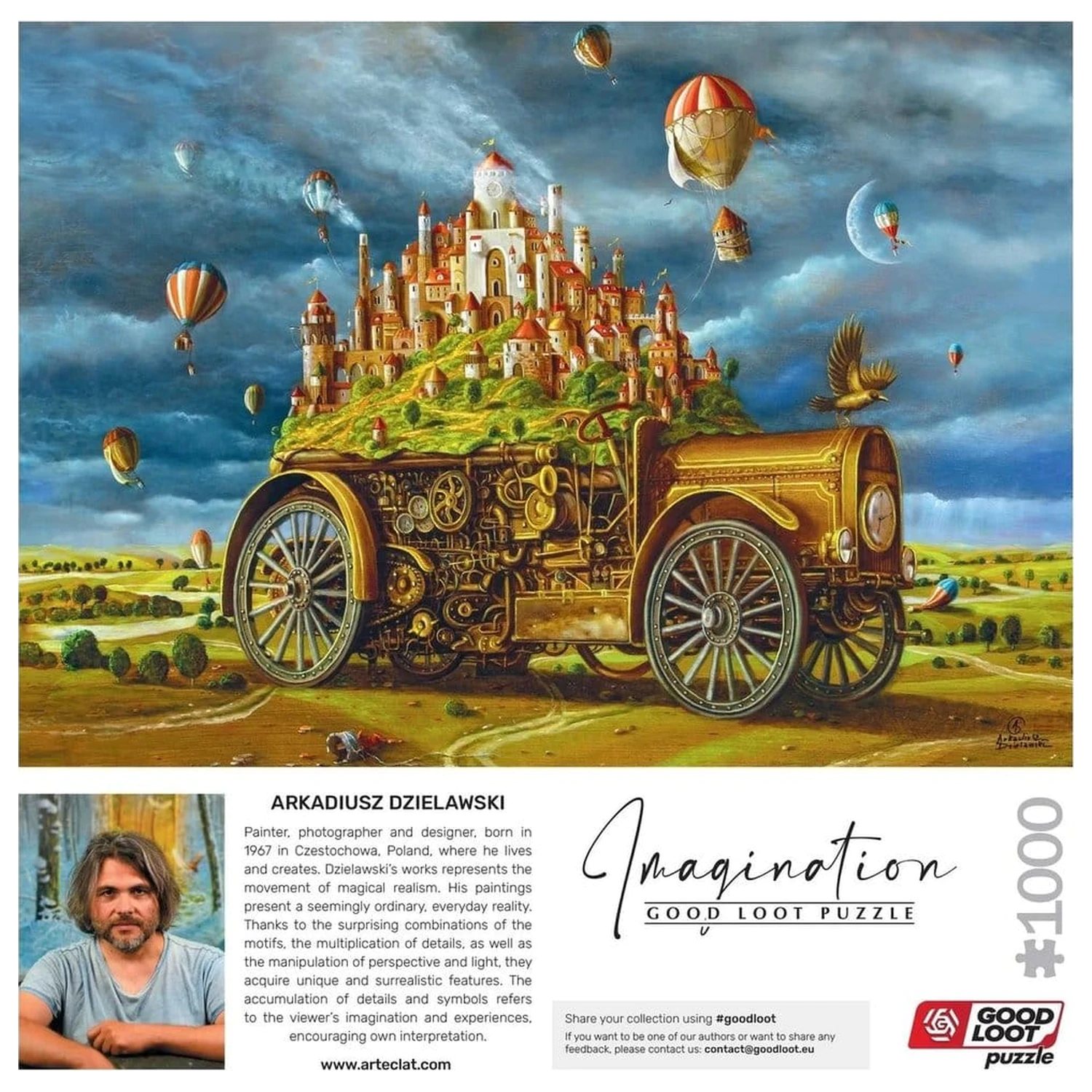 Puzzle Imagination Series Arkadiusz Dzielawski Wielka przeprowadzka (1000 komada) fotografija proizvoda