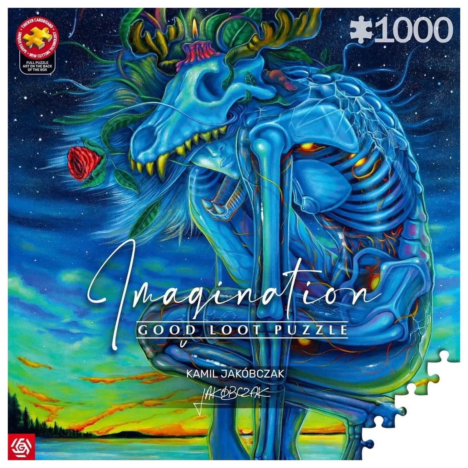 Imagination Series Puzzle Kamil Jakóbczak Bialy Wilk (1000 komada) fotografija proizvoda