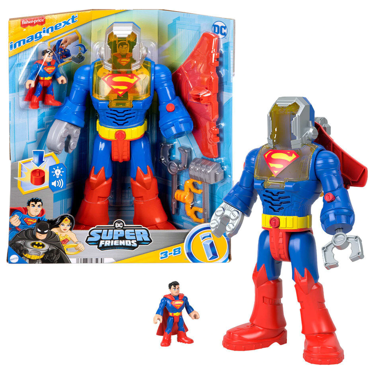 Imaginext DC Comics Super Friends Superman figura 30,5 cm fotografija proizvoda