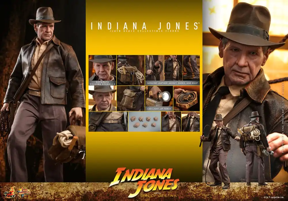 Indiana Jones Movie Masterpiece akcijska figura 1/6 Indiana Jones 30 cm fotografija proizvoda