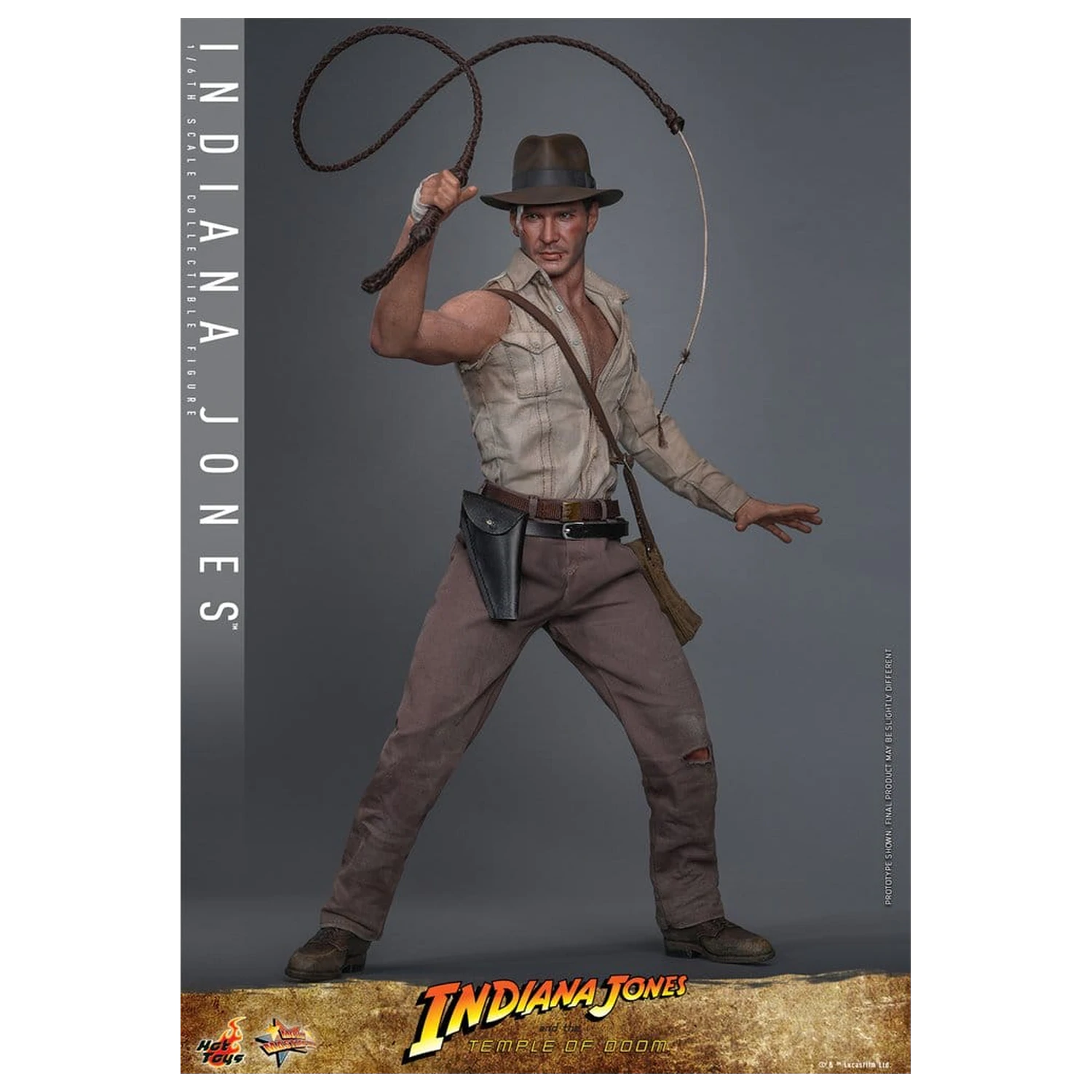 Indiana Jones Movie Masterpiece akcijska figura 1/6 Indiana Jones 30 cm fotografija proizvoda