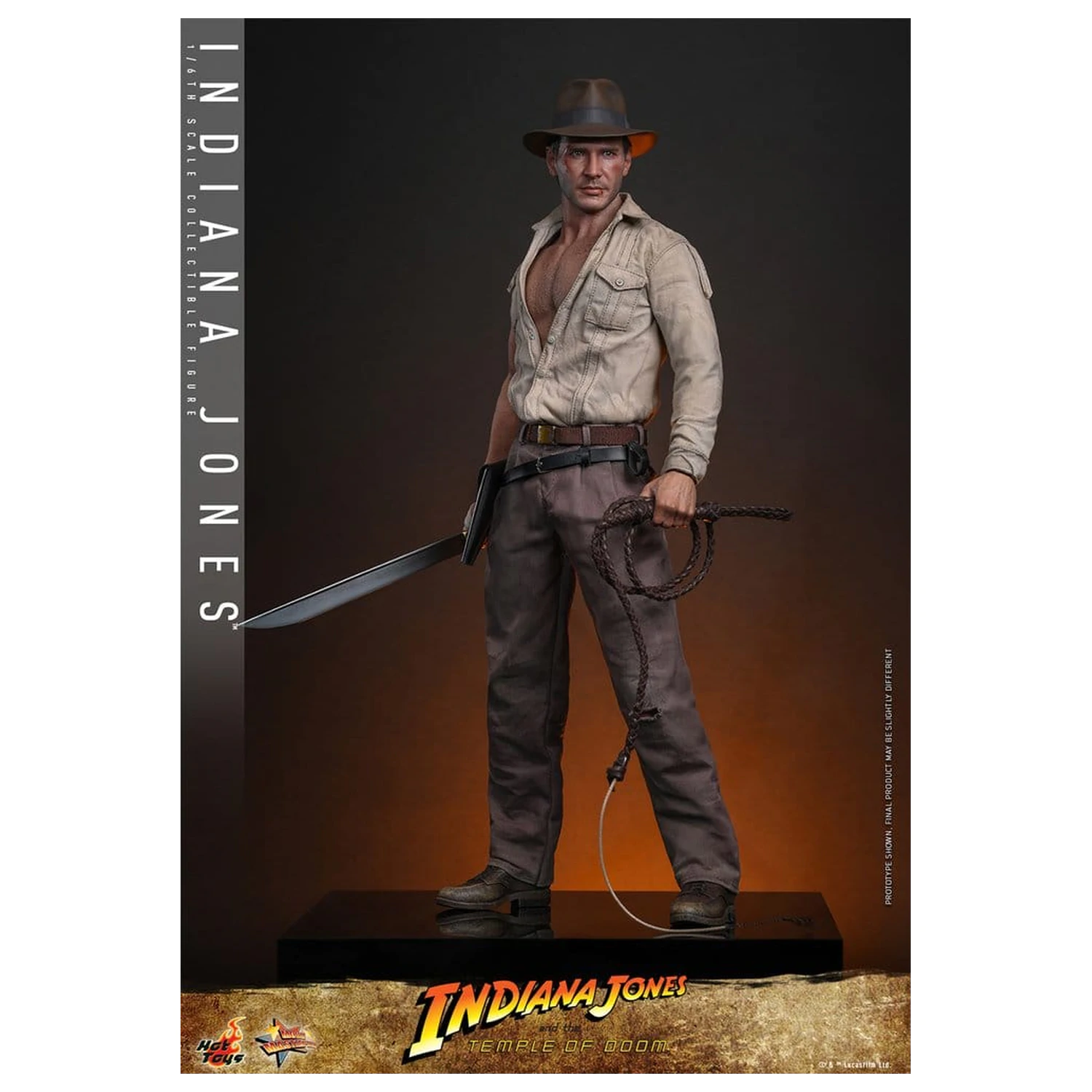 Indiana Jones Movie Masterpiece akcijska figura 1/6 Indiana Jones 30 cm fotografija proizvoda