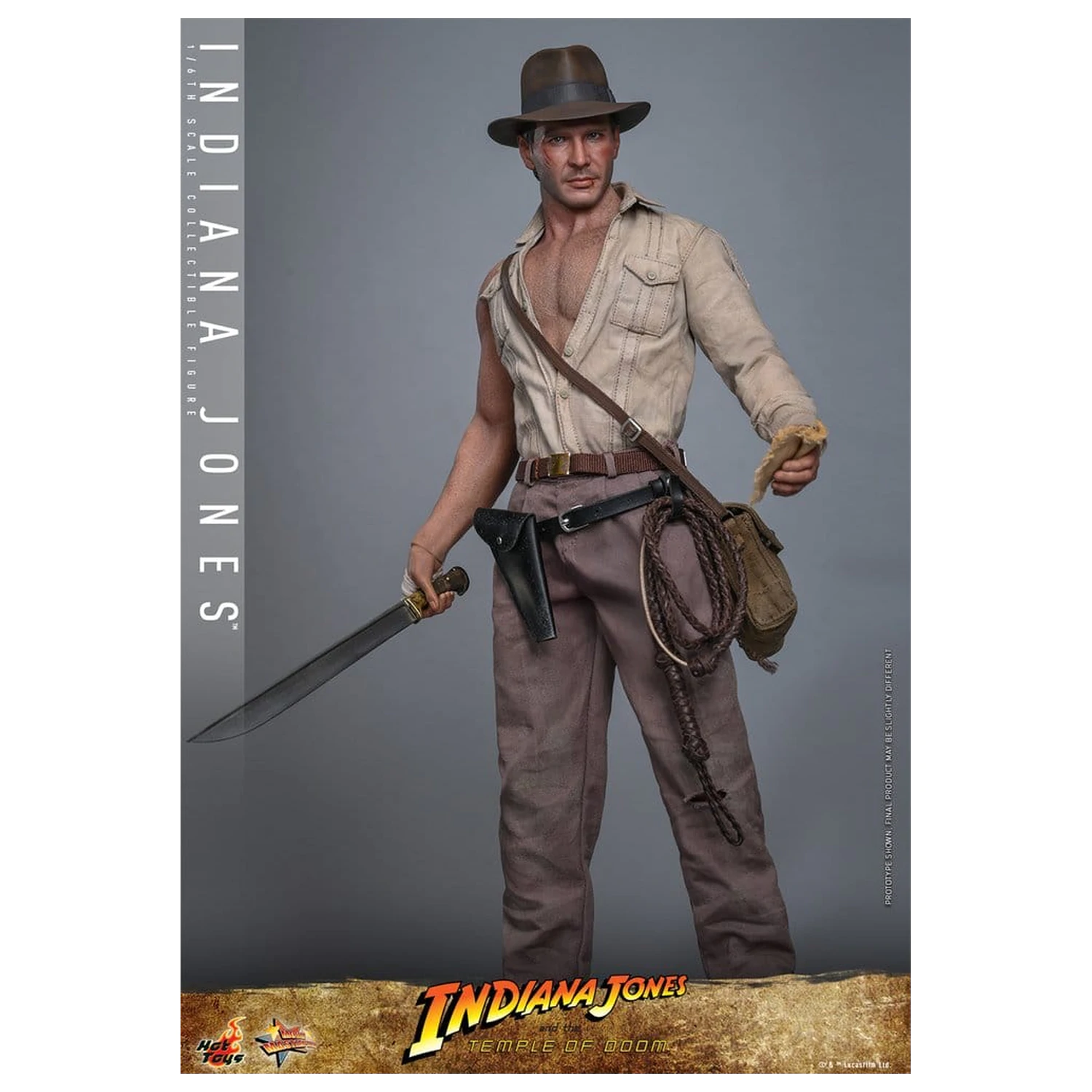 Indiana Jones Movie Masterpiece akcijska figura 1/6 Indiana Jones 30 cm fotografija proizvoda