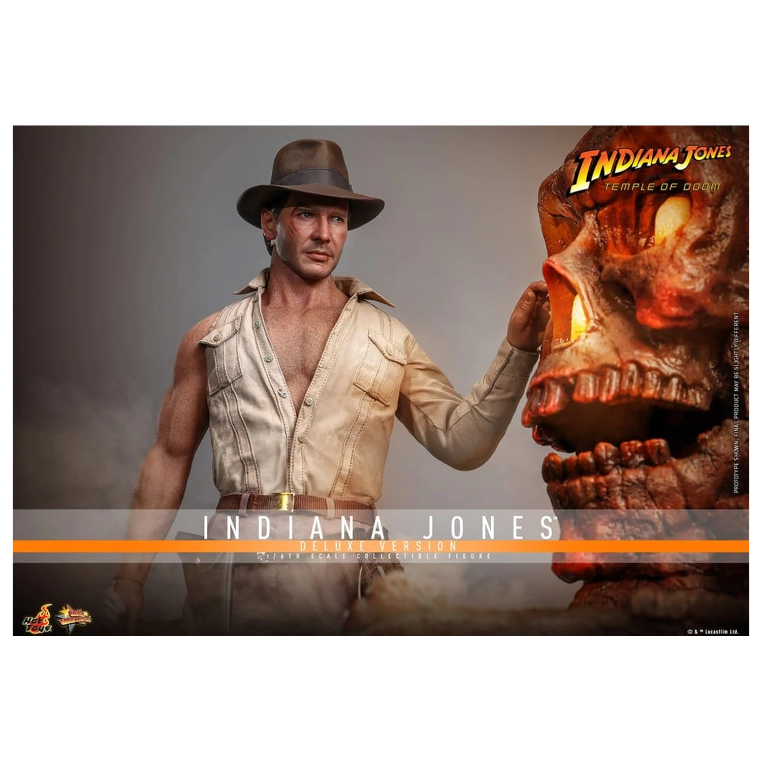 Indiana Jones Movie Masterpiece Action Figura 1/6 Indiana Jones (Deluxe verzija) 30 cm fotografija proizvoda