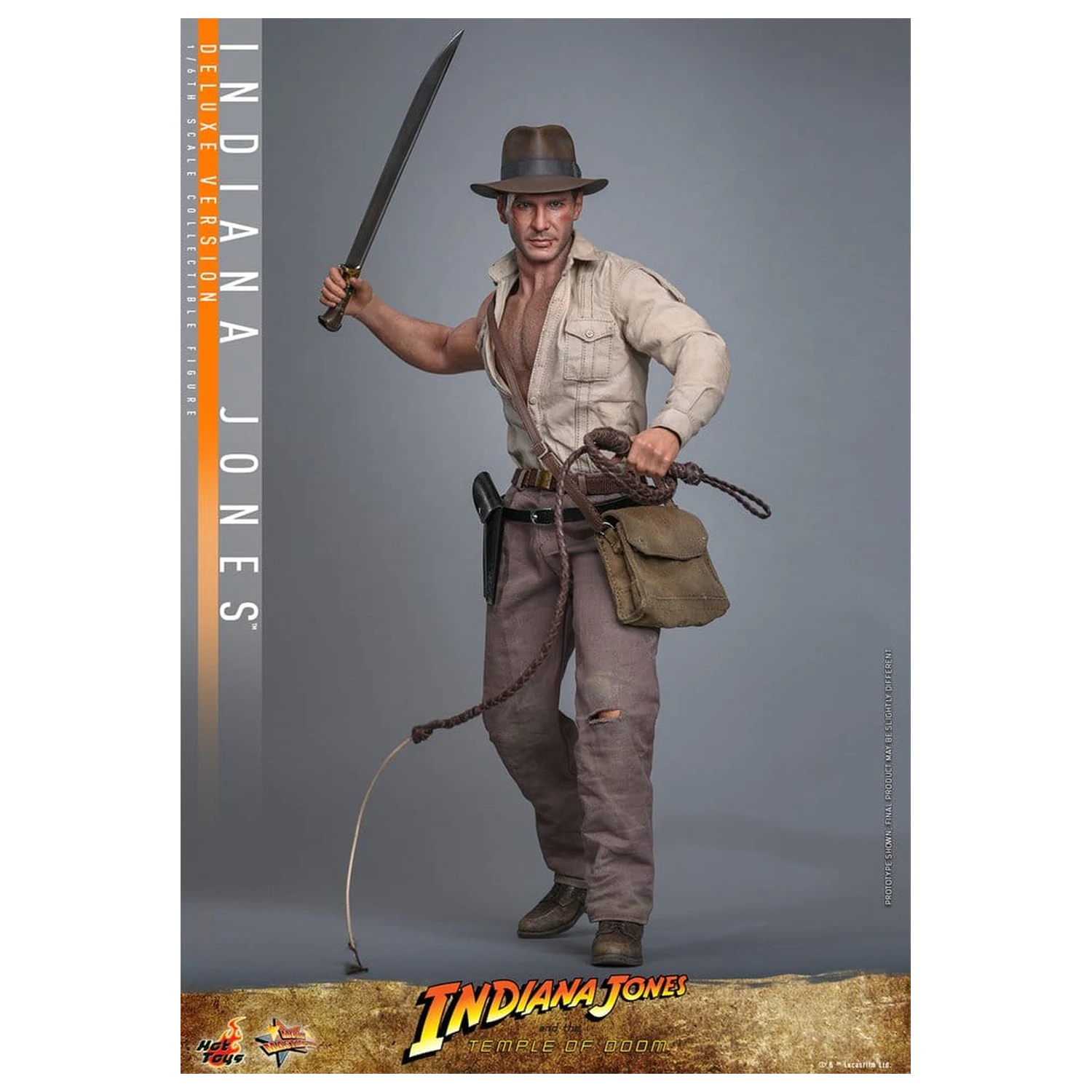 Indiana Jones Movie Masterpiece Action Figura 1/6 Indiana Jones (Deluxe verzija) 30 cm fotografija proizvoda